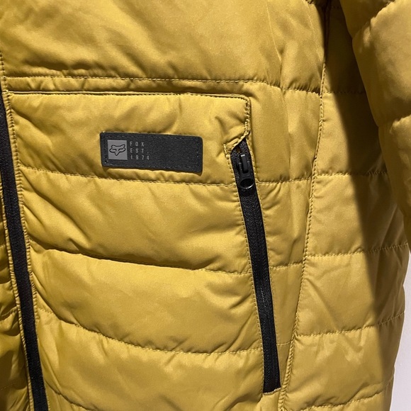 Fox Racing Men's Howell Puffer Lightweight Jacket Caramel Size XL NWOT - Picture 2 of 4